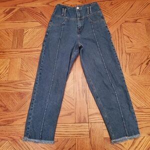 Forever 21 Denim straight leg western retro jeans!!
